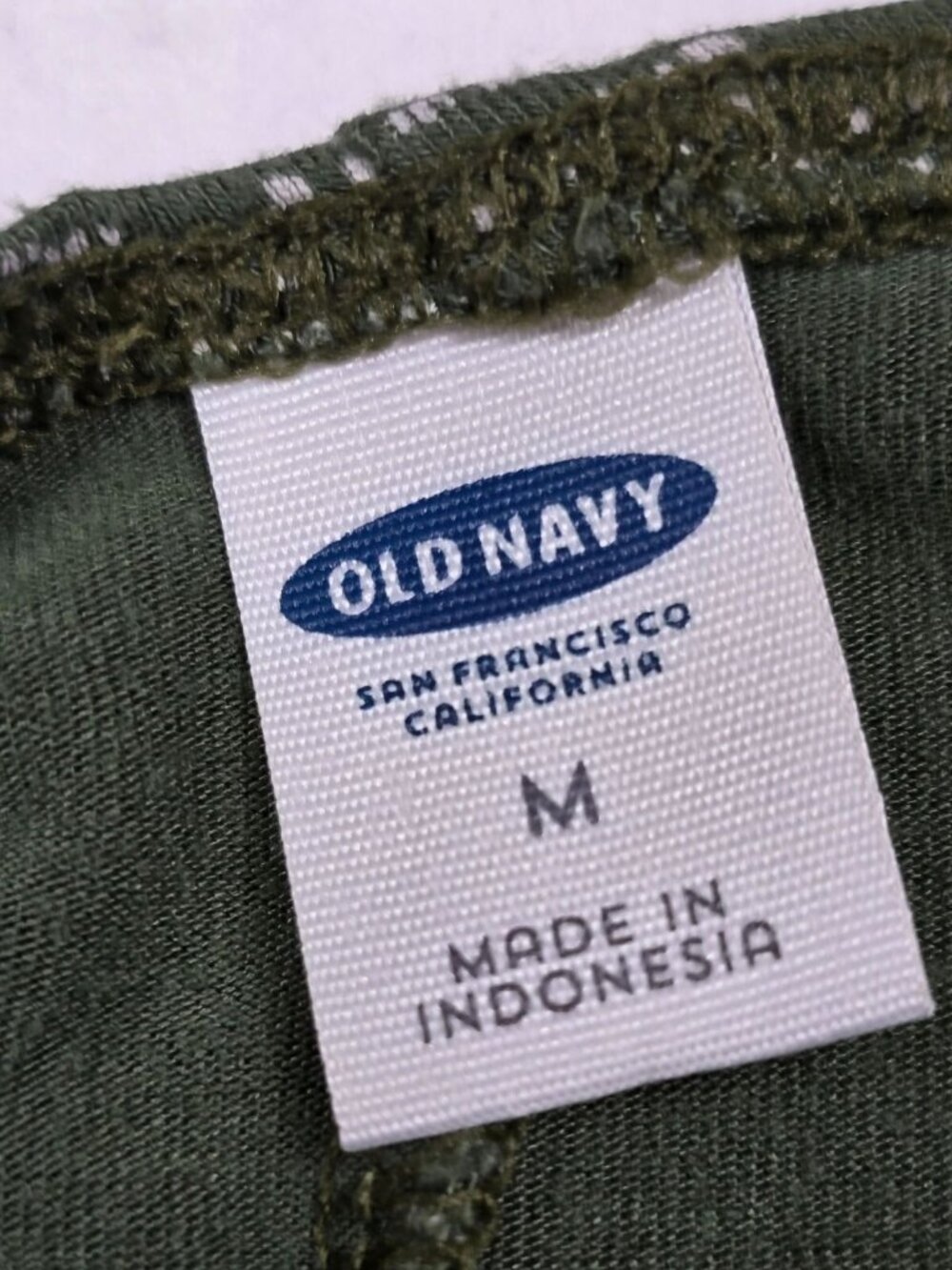 Old Navy Green Sleeveless A-Line Dress Sundress Medium Midi Cottage Core - Picture 2 of 5